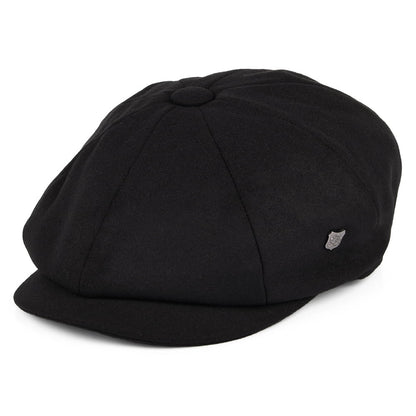Casquette Gavroche en Melton Alfie noir FAILSWORTH