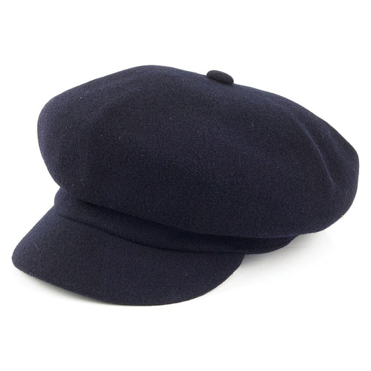 Casquette Gavroche en Laine Spitfire bleu marine KANGOL