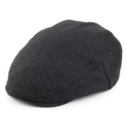 Casquette Plate en Melton gris FAILSWORTH