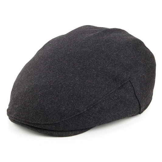 Casquette Plate en Melton gris FAILSWORTH