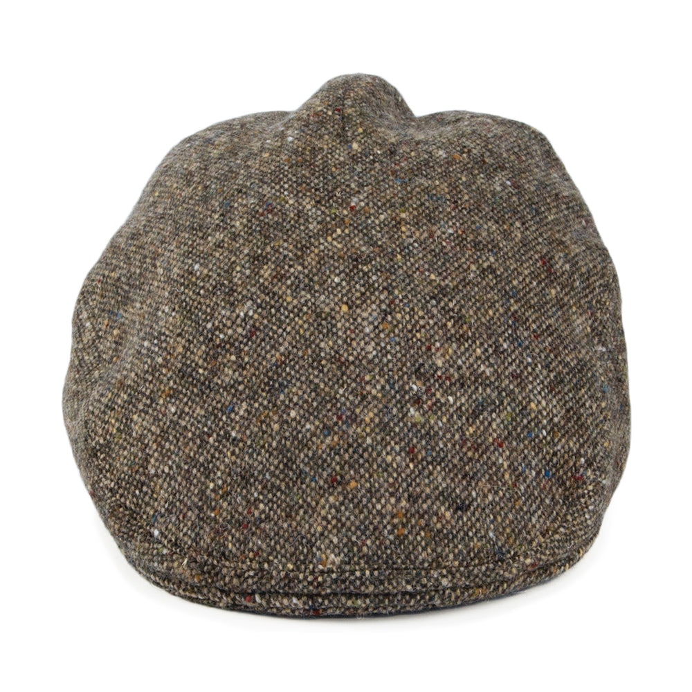 Casquette Plate en Tweed Véritable Hereford marron OLNEY