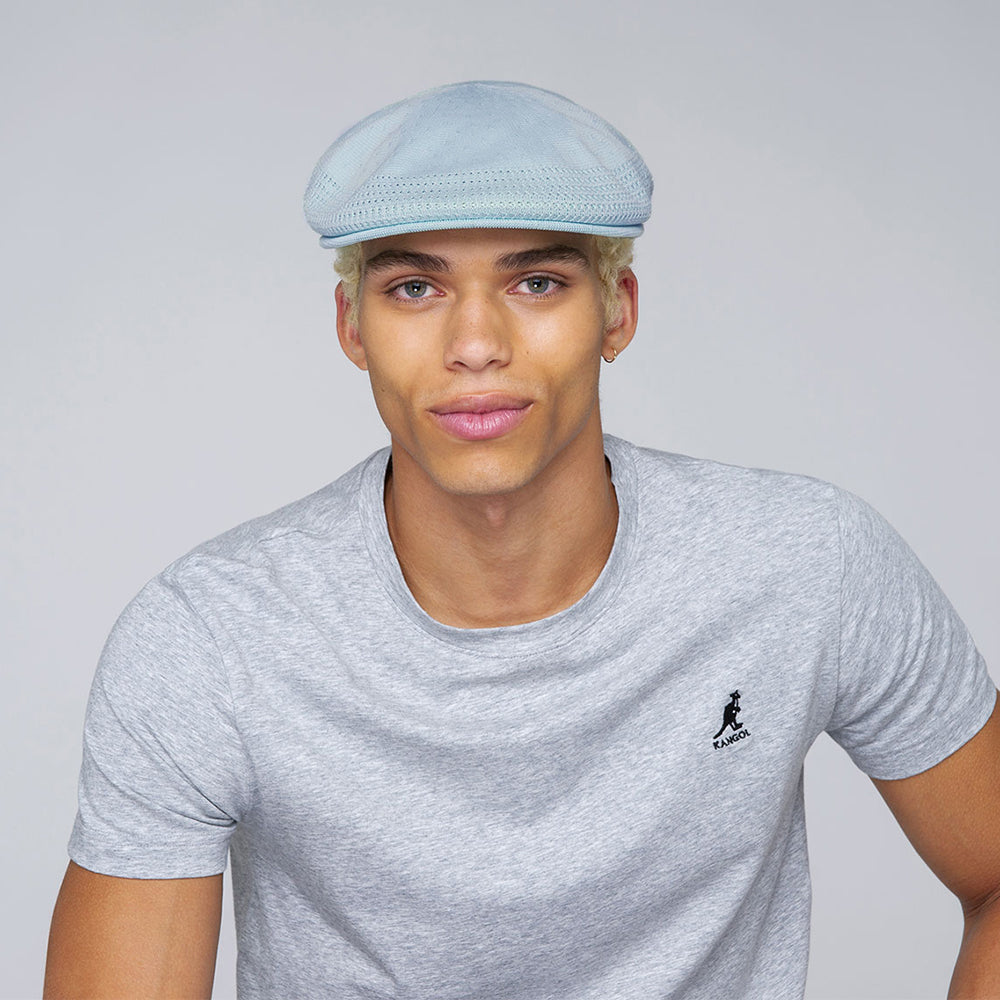 Casquette Plate en Tropic 504 Ventair bleu clair KANGOL