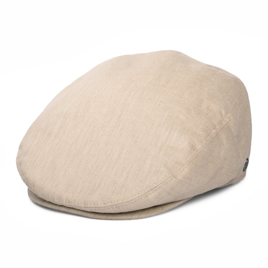 Casquette Plate en Lin naturel JAXON & JAMES
