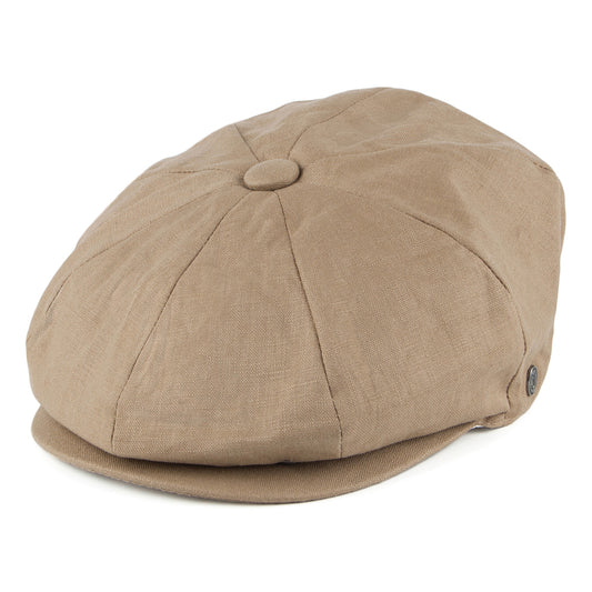 Casquette Gavroche en Lin camel JAXON & JAMES