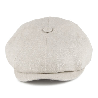 Casquette Gavroche en Lin Alfie naturel FAILSWORTH