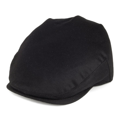 Casquette Plate en Pur Cachemire Balmoral noir CHRISTYS