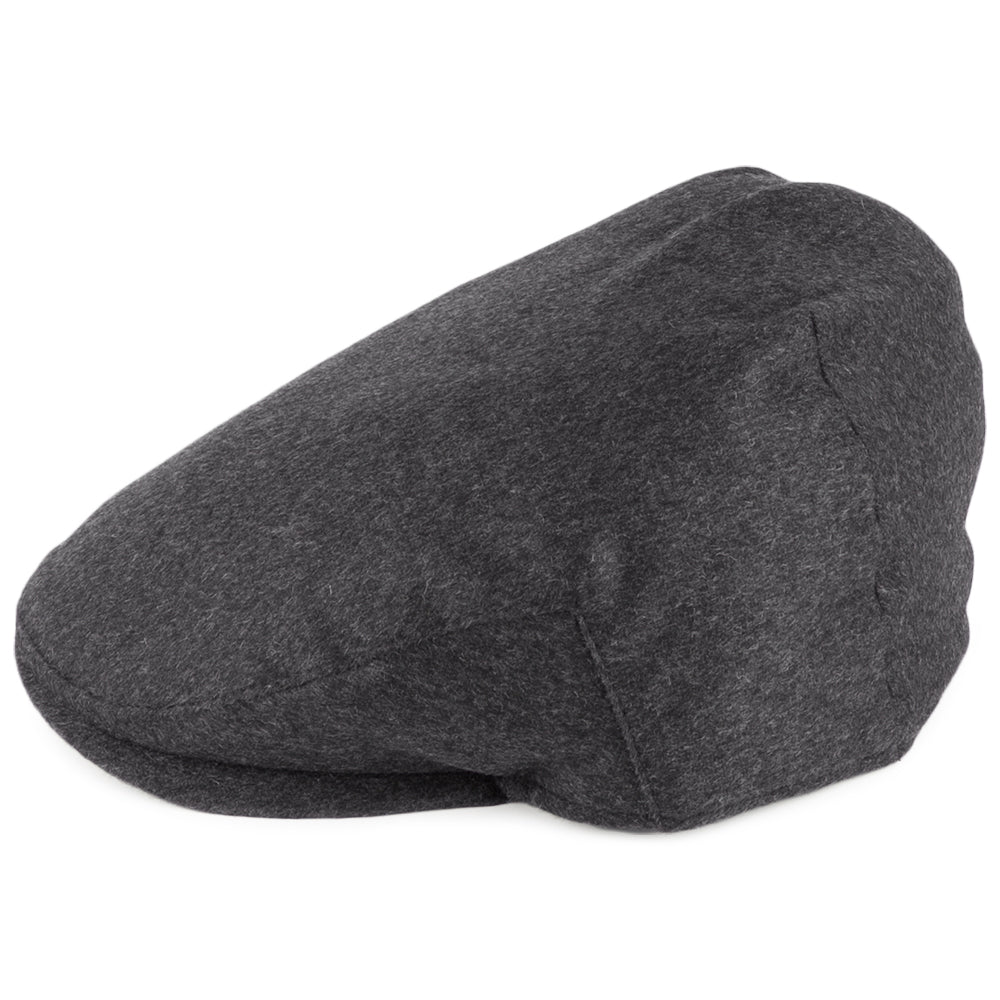 Casquette Plate en Pur Cachemire Balmoral anthracite CHRISTYS
