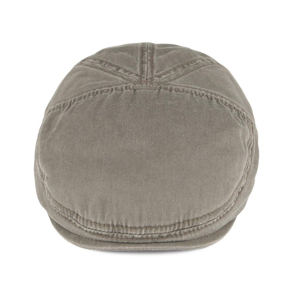 Casquette Plate en Coton Paradise olive STETSON