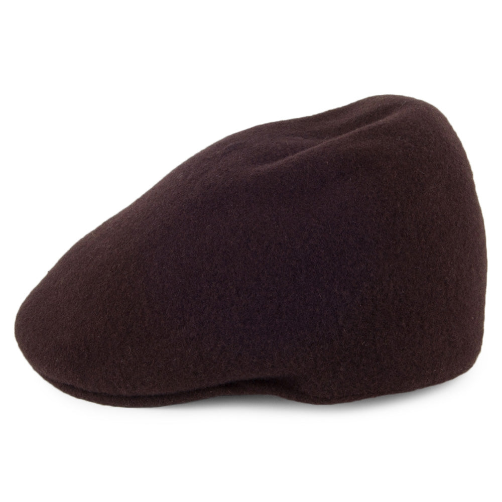 Casquette Plate en Laine 507 Seamless marron KANGOL