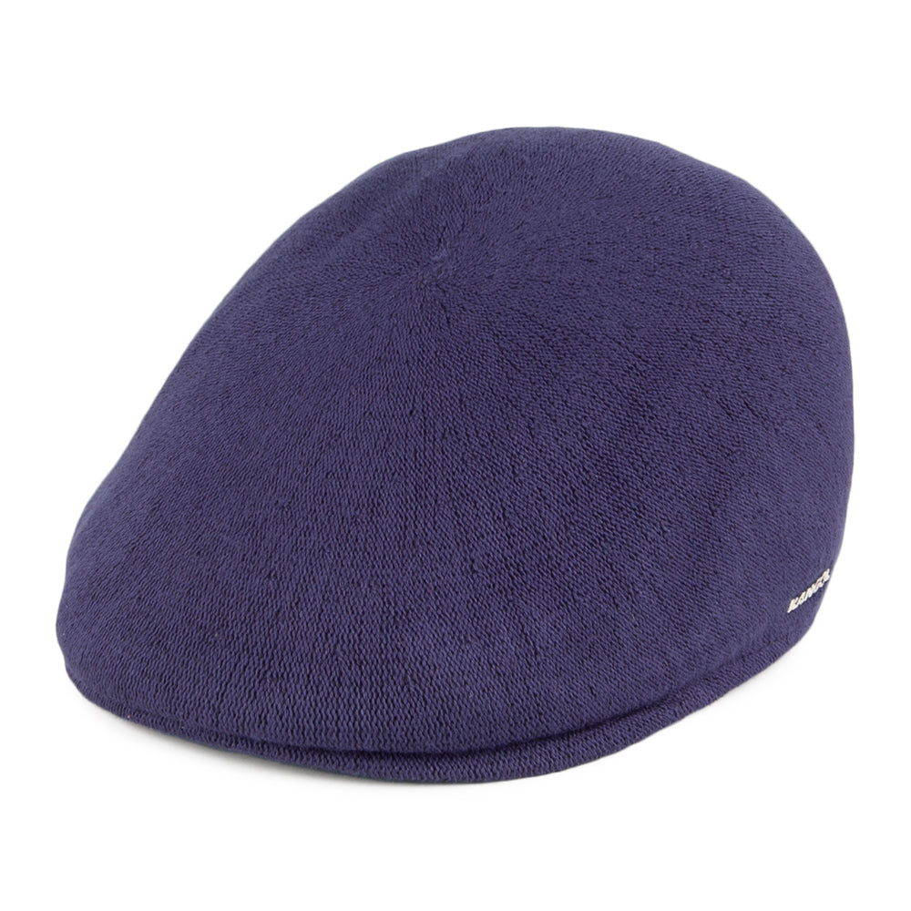 Casquette Plate 507 en Bambou bleu marine KANGOL