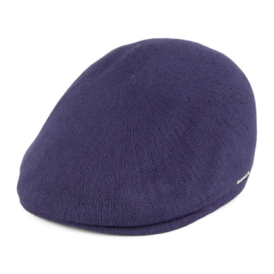 Casquette Plate 507 en Bambou bleu marine KANGOL