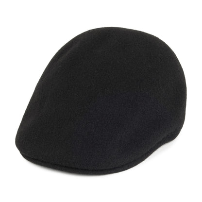 Casquette Plate en Laine 507 Seamless noir KANGOL