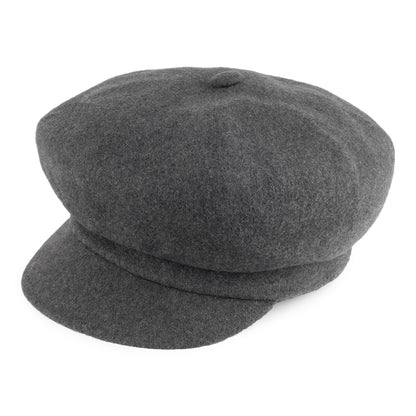 Casquette Gavroche en Laine Spitfire flanelle foncée KANGOL
