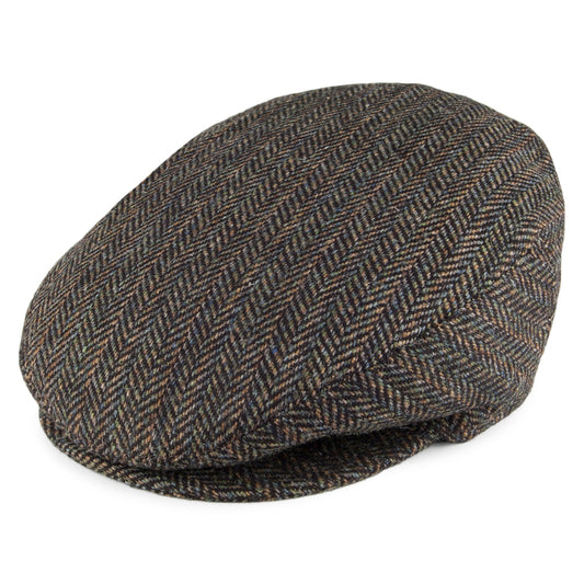 Casquette Plate à Chevrons et Rayures Lord noir mélangé BAILEY