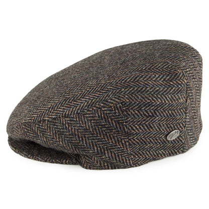 Casquette Plate à Chevrons et Rayures Lord noir mélangé BAILEY