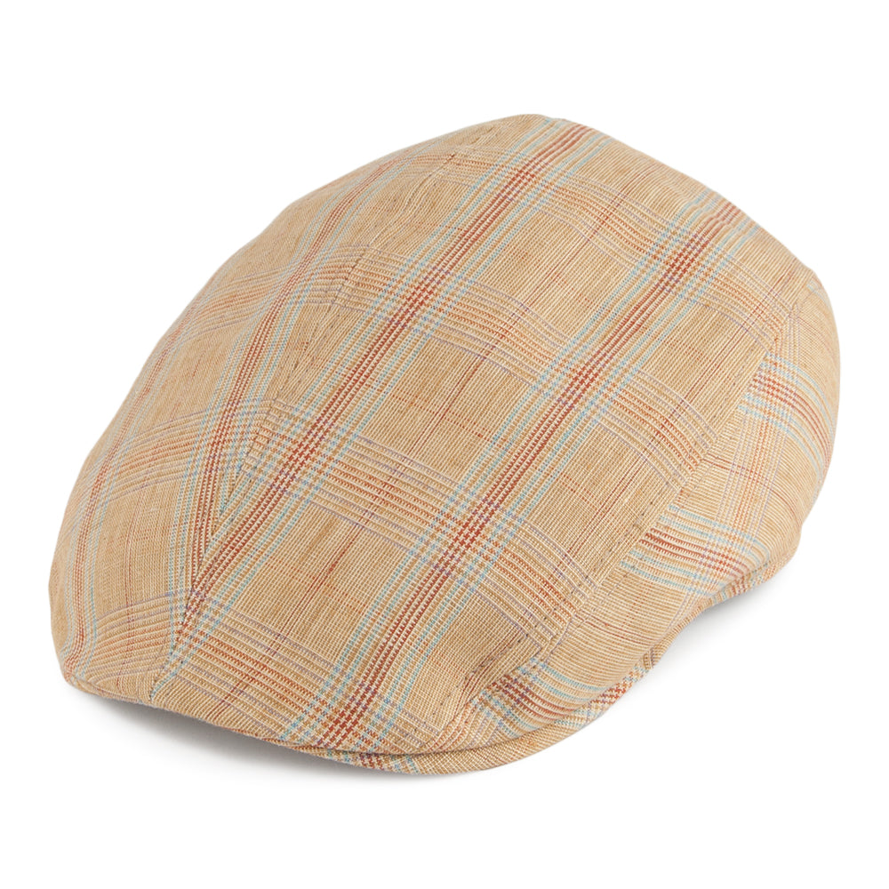 Casquette Plate en Lin Brighton moutarde CRAMBES