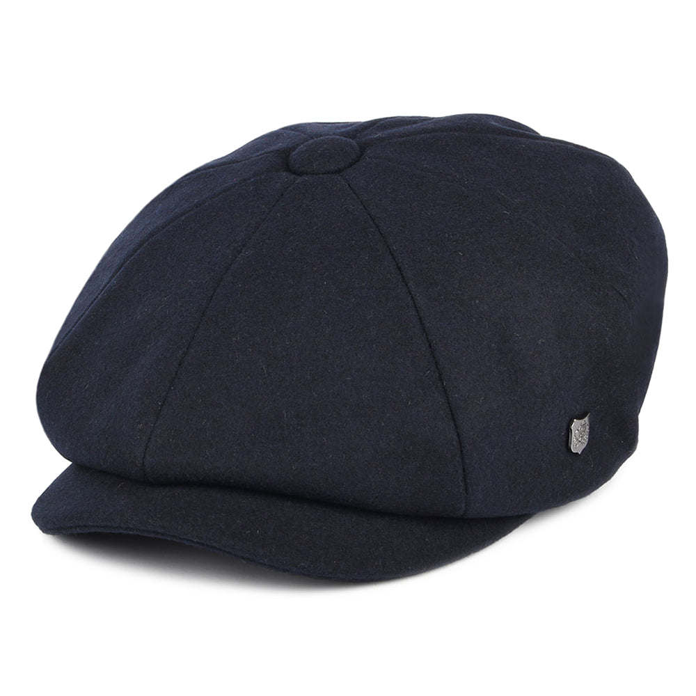 Casquette Gavroche en Melton Alfie bleu marine FAILSWORTH