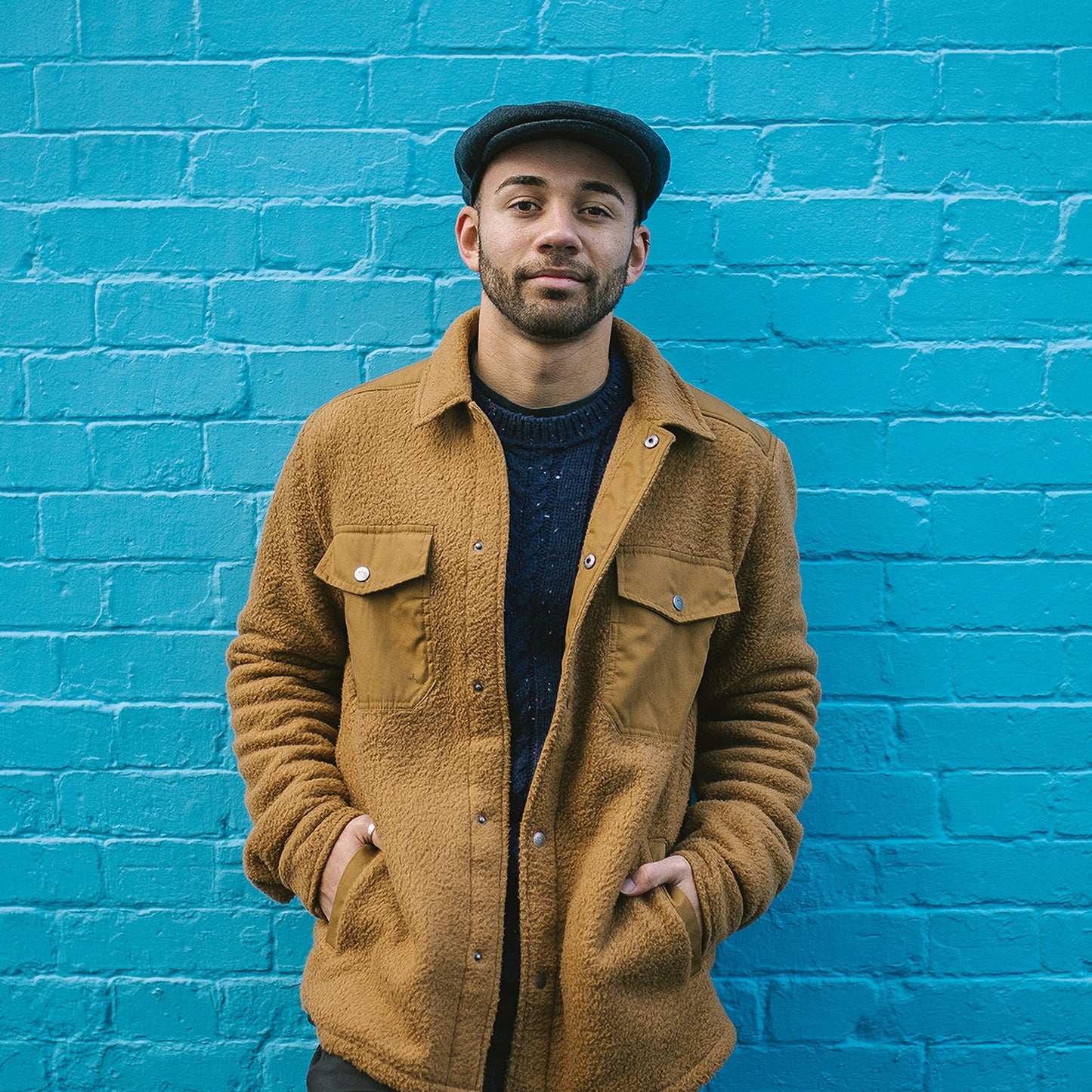 Casquette Plate en Pure Laine Harlem anthracite JAXON & JAMES
