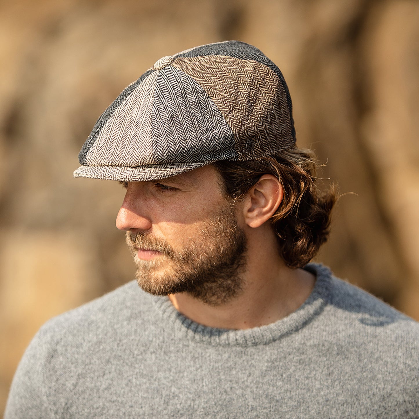 Casquette Gavroche Patch à Chevrons multicolore JAXON & JAMES