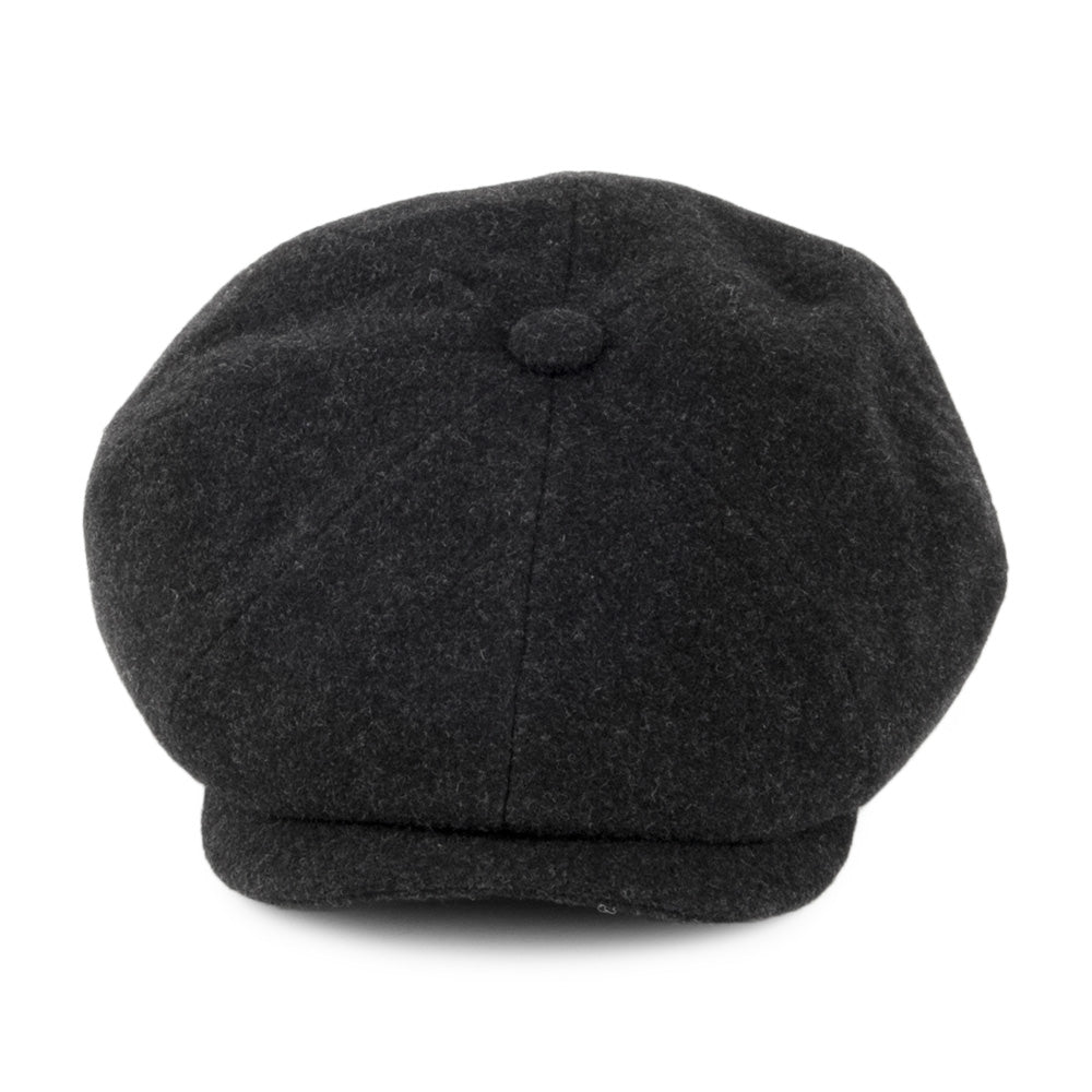 Casquette Gavroche en Laine et Cachemire Hatteras anthracite STETSON