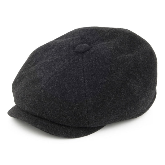 Casquette Gavroche en Laine et Cachemire Hatteras anthracite STETSON