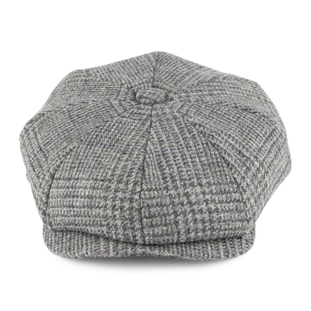Casquette Gavroche en Tweed Country gris CHRISTYS