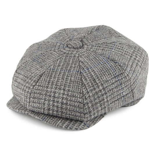 Casquette Gavroche en Tweed Country gris CHRISTYS