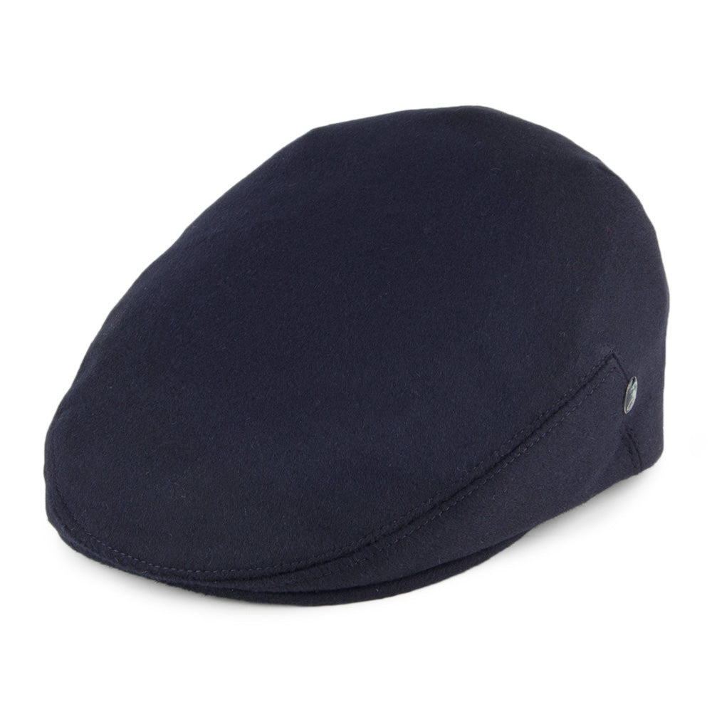Casquette Plate en Laine Loden bleu marine CITY SPORT