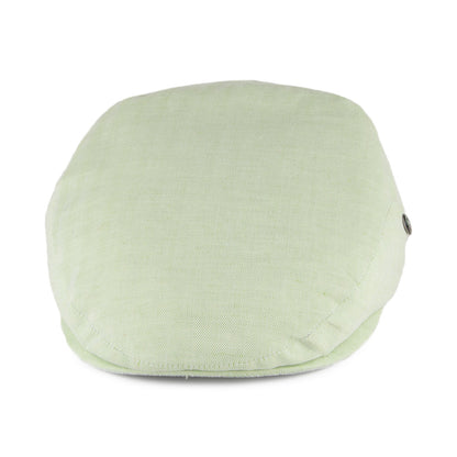 Casquette Plate en Lin et Coton à Chevrons menthe CITY SPORT