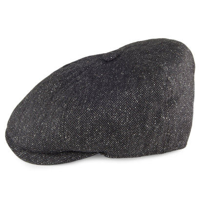 Casquette Gavroche en Soie Mélangée Hudson noir FAILSWORTH