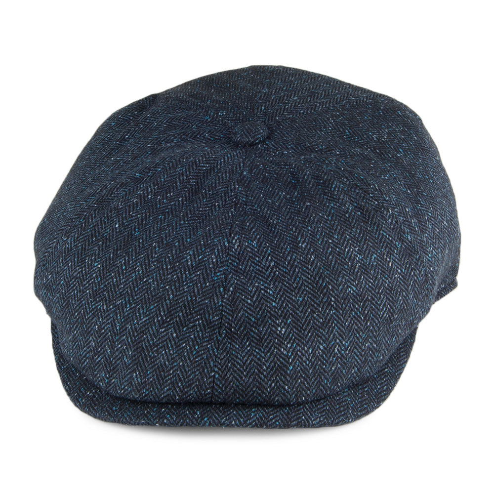 Casquette Gavroche en Soie Mélangée Hudson bleu FAILSWORTH