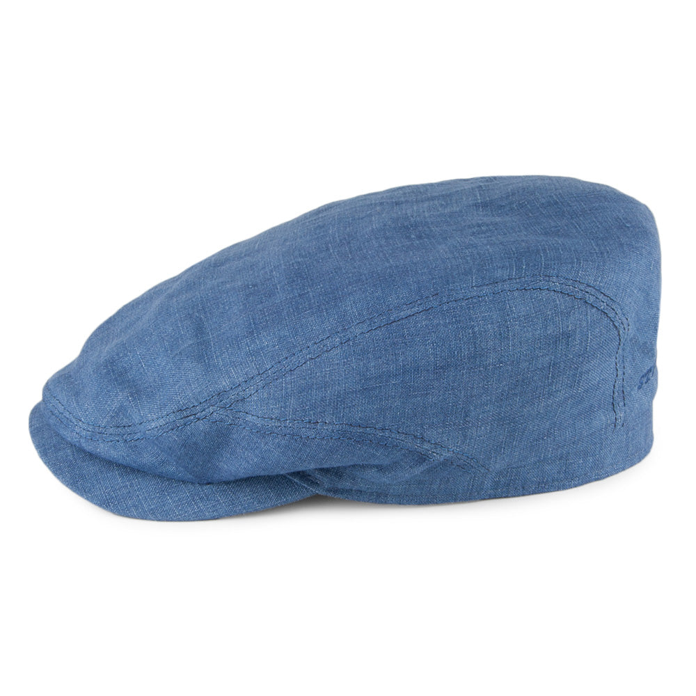 Casquette Plate en Lin Driver denim STETSON