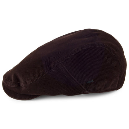 Casquette Plate en Velours Côtelé Anthem chocolat BAILEY