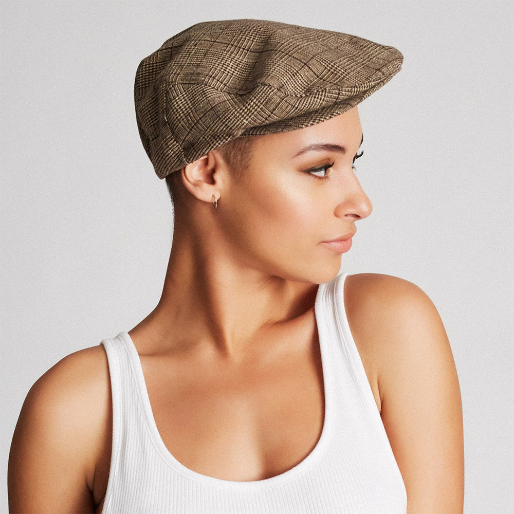 Casquette Plate Barrel beige sable-marron BRIXTON