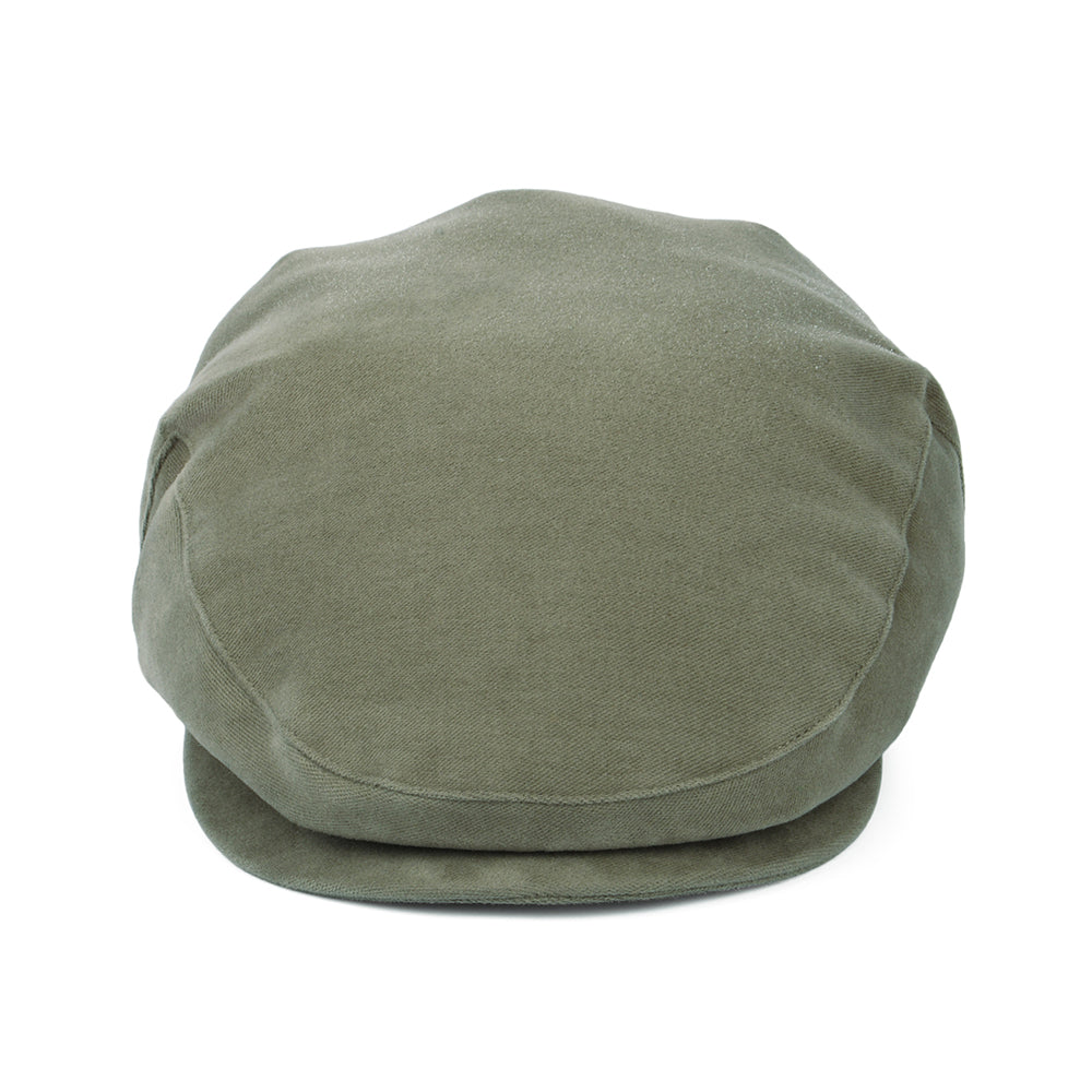Casquette Plate en Moleskine Imperméable sauge clair FAILSWORTH