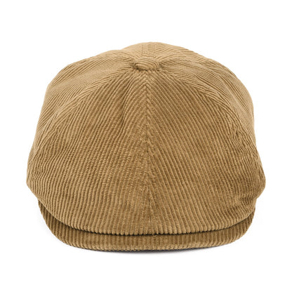 Casquette Gavroche en Velours Côtelé Hudson beige sable FAILSWORTH