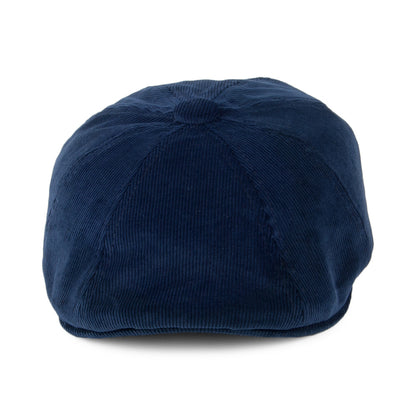 Casquette Gavroche en Velours Côtelé Hawker bleu marine KANGOL