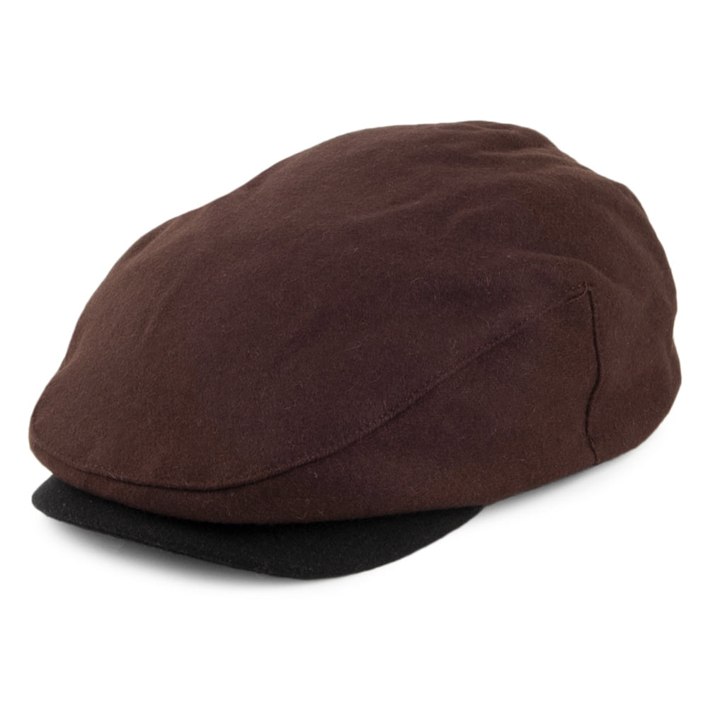 Casquette Plate Hooligan marron-noir BRIXTON