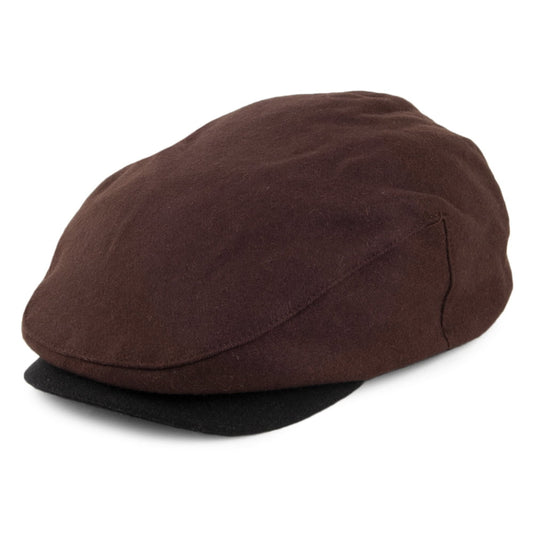 Casquette Plate Hooligan marron-noir BRIXTON