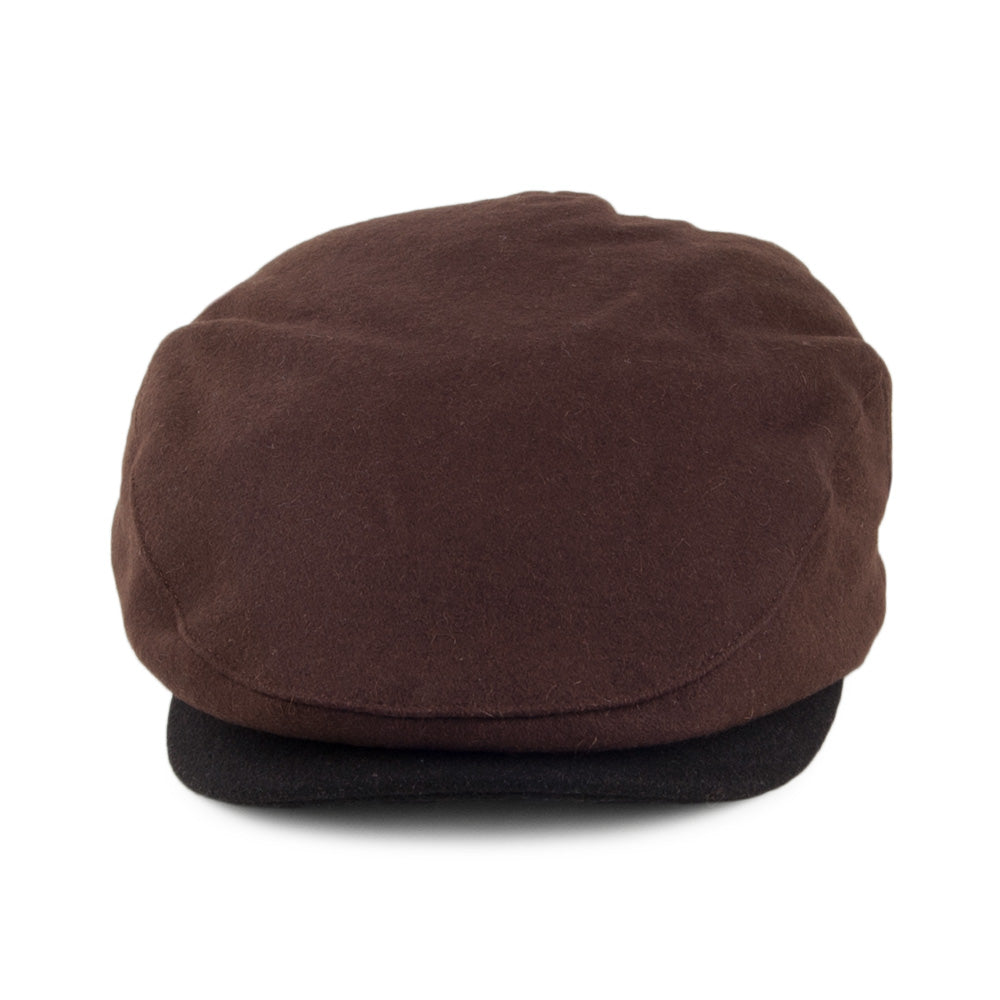 Casquette Plate Hooligan marron-noir BRIXTON