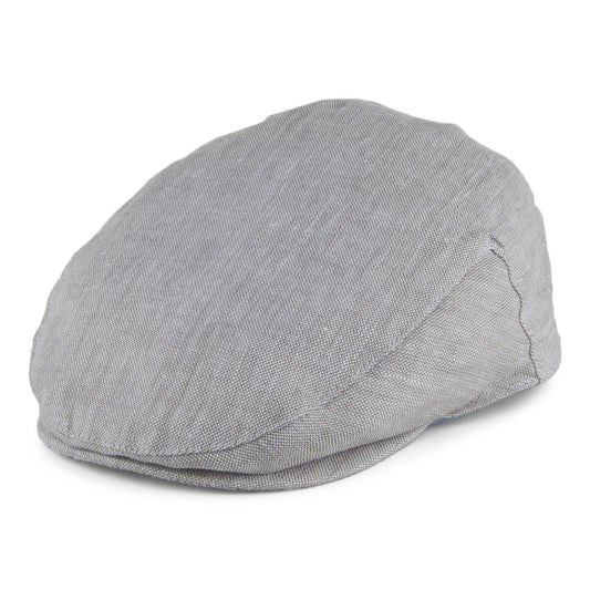Casquette Plate en Lin Irlandais gris clair FAILSWORTH
