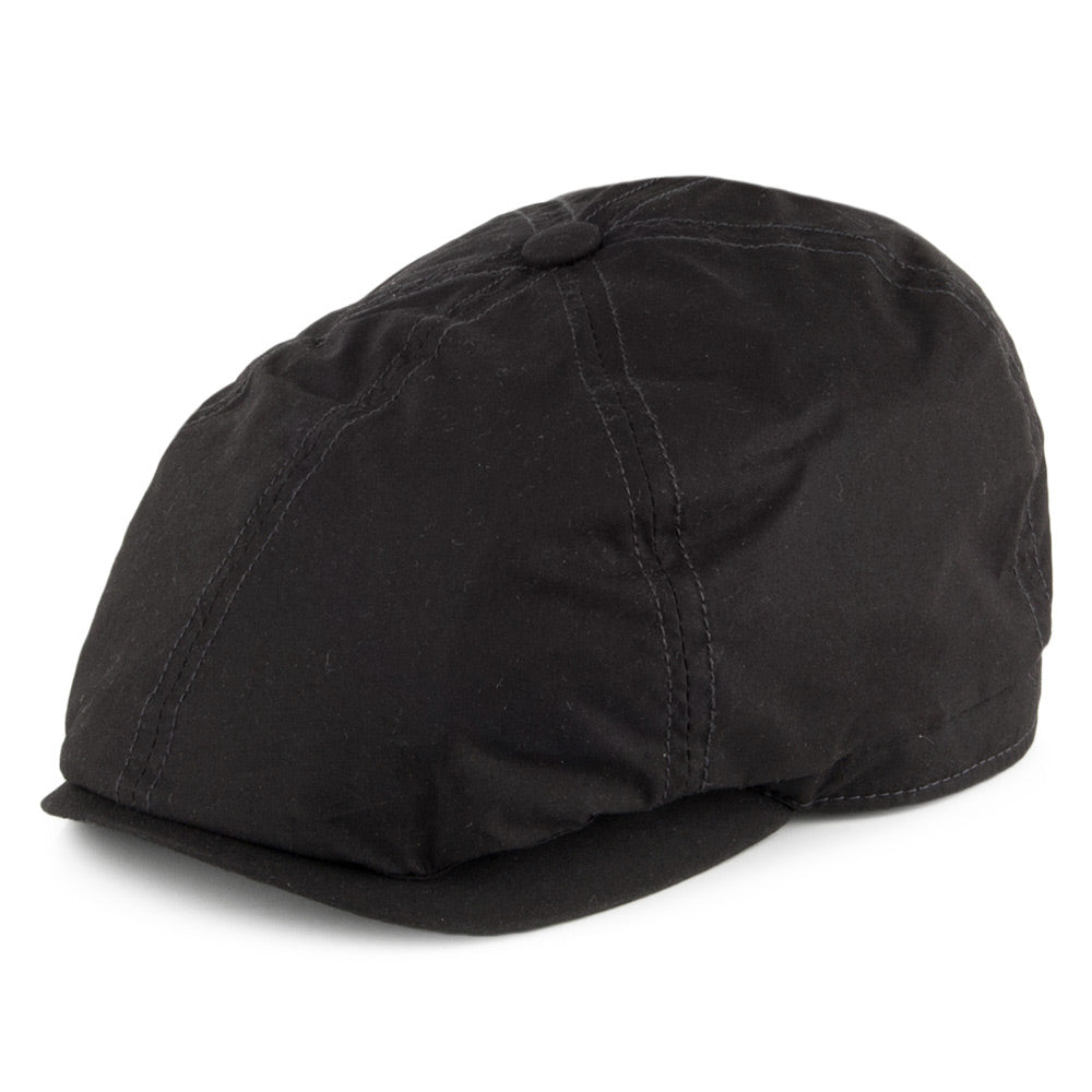 Casquette Gavroche Cirée Hudson noir FAILSWORTH