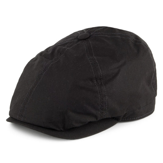Casquette Gavroche Cirée Hudson noir FAILSWORTH