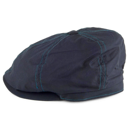 Casquette Gavroche Cirée Hudson bleu marine FAILSWORTH