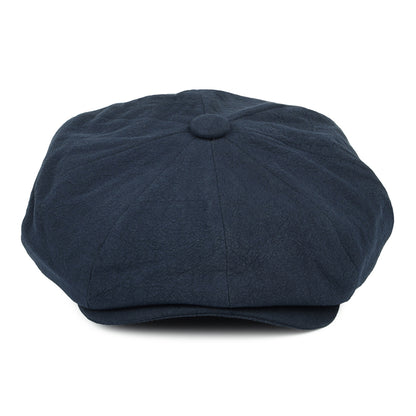 Casquette Gavroche en Lin Épais Alfie bleu marine CHRISTYS