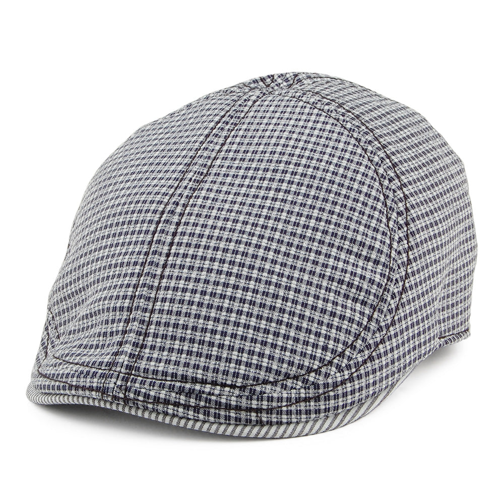 Casquette Plate à Carreaux Fridays gris GOORIN