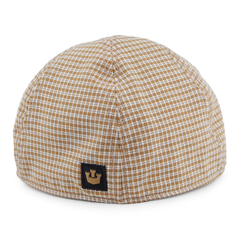 Casquette Plate à Carreaux Fridays moutarde GOORIN