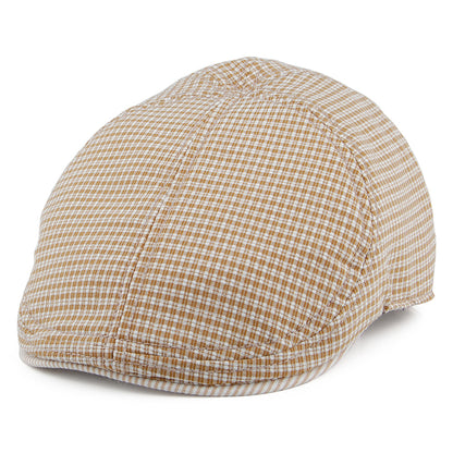Casquette Plate à Carreaux Fridays moutarde GOORIN