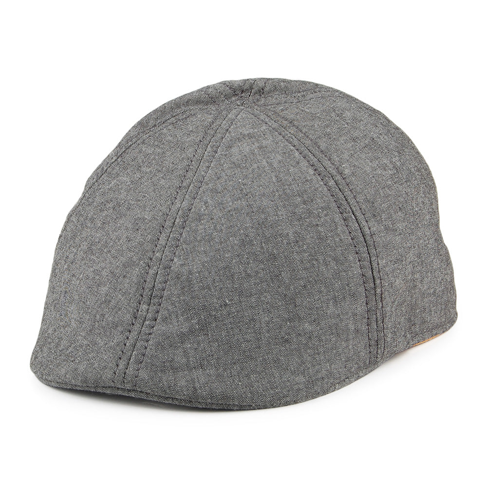 Casquette Plate en Coton Mr. Bang noir délavé GOORIN