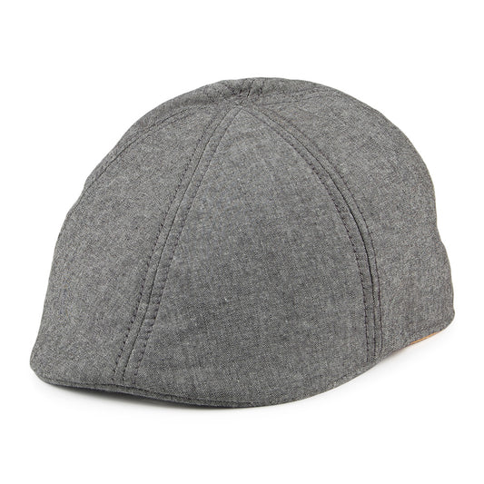 Casquette Plate en Coton Mr. Bang noir délavé GOORIN